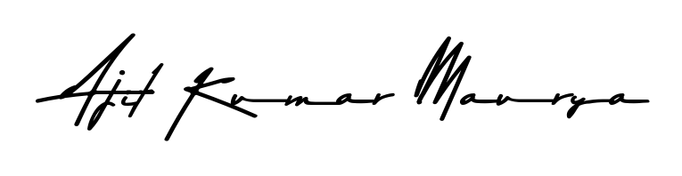 If you are searching for the best signature style for your name Ajit Kumar Maurya, here we have designed multiple signature styles using Asem Kandis PERSONAL USE. Ajit Kumar Maurya signature style 9 images and pictures png