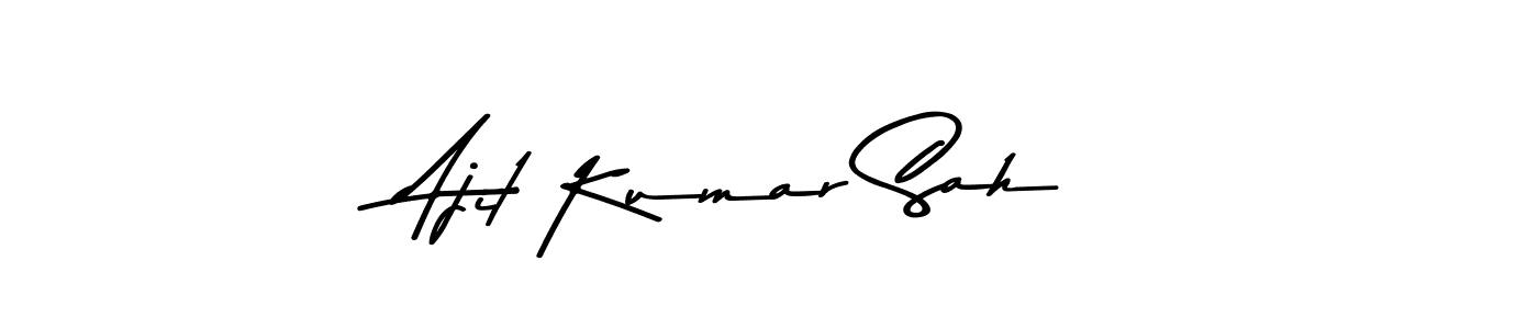 Also You can easily find your signature by using the search form. We will create Ajit Kumar Sah name handwritten signature images for you free of cost using Asem Kandis PERSONAL USE sign style. Ajit Kumar Sah signature style 9 images and pictures png