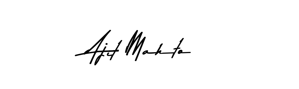 Ajit Mahto stylish signature style. Best Handwritten Sign (Asem Kandis PERSONAL USE) for my name. Handwritten Signature Collection Ideas for my name Ajit Mahto. Ajit Mahto signature style 9 images and pictures png