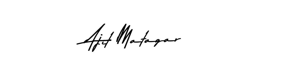 Here are the top 10 professional signature styles for the name Ajit Matagar. These are the best autograph styles you can use for your name. Ajit Matagar signature style 9 images and pictures png