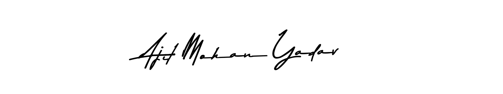 Make a beautiful signature design for name Ajit Mohan Yadav. Use this online signature maker to create a handwritten signature for free. Ajit Mohan Yadav signature style 9 images and pictures png
