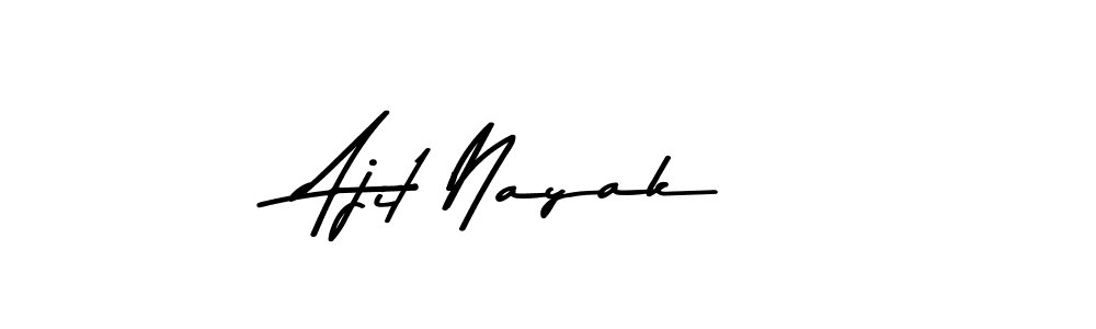 Make a beautiful signature design for name Ajit Nayak. With this signature (Asem Kandis PERSONAL USE) style, you can create a handwritten signature for free. Ajit Nayak signature style 9 images and pictures png