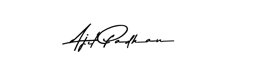 Asem Kandis PERSONAL USE is a professional signature style that is perfect for those who want to add a touch of class to their signature. It is also a great choice for those who want to make their signature more unique. Get Ajit Padhan name to fancy signature for free. Ajit Padhan signature style 9 images and pictures png