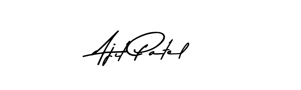 You should practise on your own different ways (Asem Kandis PERSONAL USE) to write your name (Ajit Patel) in signature. don't let someone else do it for you. Ajit Patel signature style 9 images and pictures png