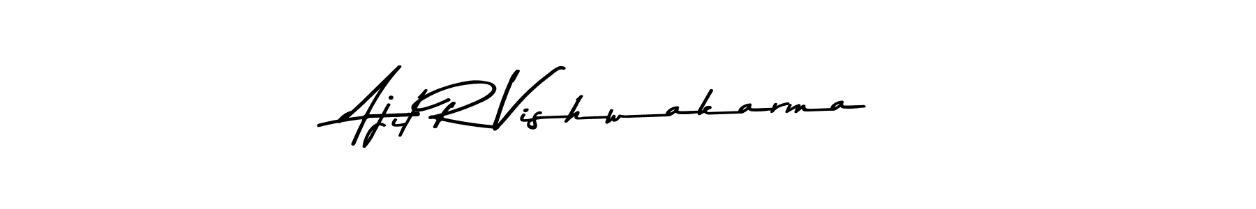 Design your own signature with our free online signature maker. With this signature software, you can create a handwritten (Asem Kandis PERSONAL USE) signature for name Ajit R Vishwakarma. Ajit R Vishwakarma signature style 9 images and pictures png