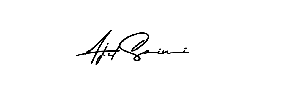 You should practise on your own different ways (Asem Kandis PERSONAL USE) to write your name (Ajit Saini) in signature. don't let someone else do it for you. Ajit Saini signature style 9 images and pictures png