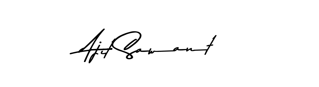 Ajit Sawant stylish signature style. Best Handwritten Sign (Asem Kandis PERSONAL USE) for my name. Handwritten Signature Collection Ideas for my name Ajit Sawant. Ajit Sawant signature style 9 images and pictures png