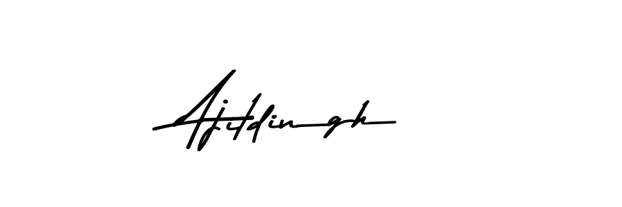 Create a beautiful signature design for name Ajitdingh. With this signature (Asem Kandis PERSONAL USE) fonts, you can make a handwritten signature for free. Ajitdingh signature style 9 images and pictures png