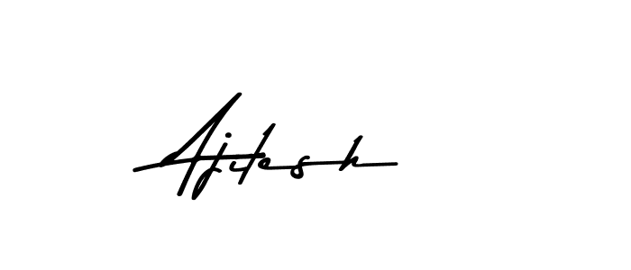 Ajitesh stylish signature style. Best Handwritten Sign (Asem Kandis PERSONAL USE) for my name. Handwritten Signature Collection Ideas for my name Ajitesh. Ajitesh signature style 9 images and pictures png