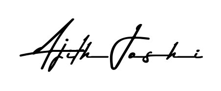 You can use this online signature creator to create a handwritten signature for the name Ajith Joshi. This is the best online autograph maker. Ajith Joshi signature style 9 images and pictures png