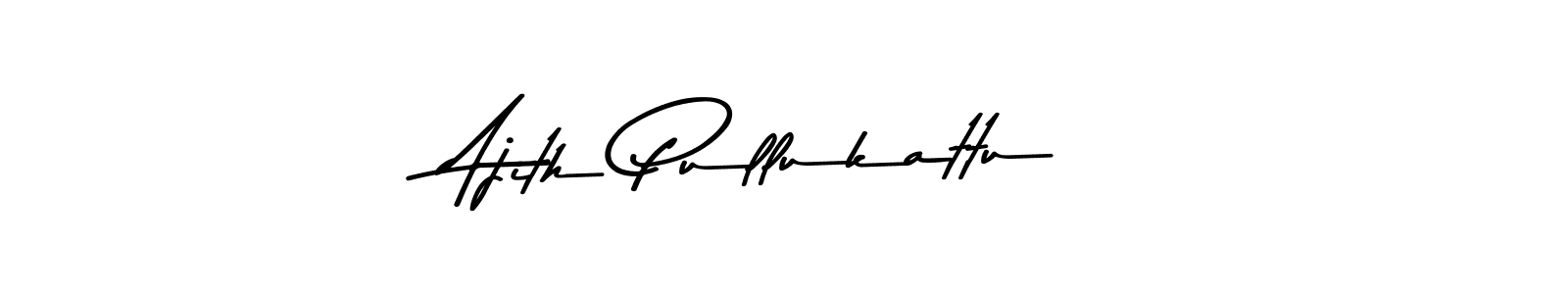 Create a beautiful signature design for name Ajith Pullukattu. With this signature (Asem Kandis PERSONAL USE) fonts, you can make a handwritten signature for free. Ajith Pullukattu signature style 9 images and pictures png