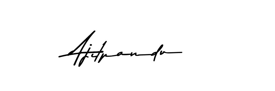 Ajitpandu stylish signature style. Best Handwritten Sign (Asem Kandis PERSONAL USE) for my name. Handwritten Signature Collection Ideas for my name Ajitpandu. Ajitpandu signature style 9 images and pictures png