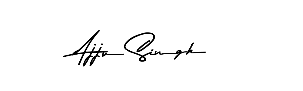 The best way (Asem Kandis PERSONAL USE) to make a short signature is to pick only two or three words in your name. The name Ajju Singh include a total of six letters. For converting this name. Ajju Singh signature style 9 images and pictures png