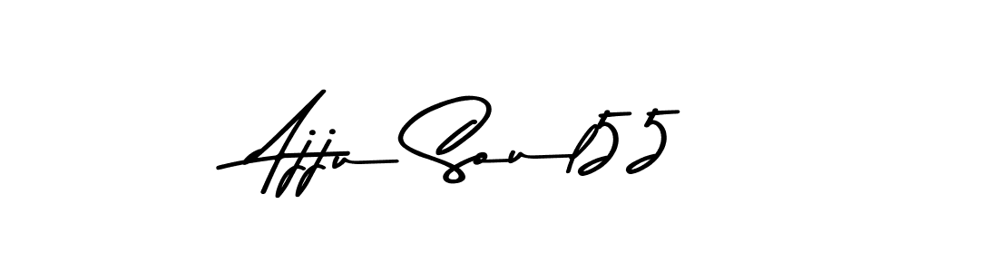 Similarly Asem Kandis PERSONAL USE is the best handwritten signature design. Signature creator online .You can use it as an online autograph creator for name Ajju Soul55. Ajju Soul55 signature style 9 images and pictures png