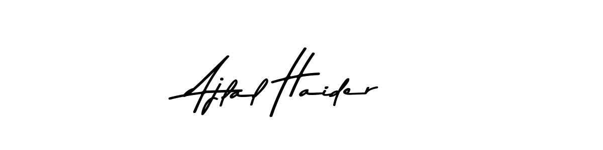 Ajlal Haider stylish signature style. Best Handwritten Sign (Asem Kandis PERSONAL USE) for my name. Handwritten Signature Collection Ideas for my name Ajlal Haider. Ajlal Haider signature style 9 images and pictures png