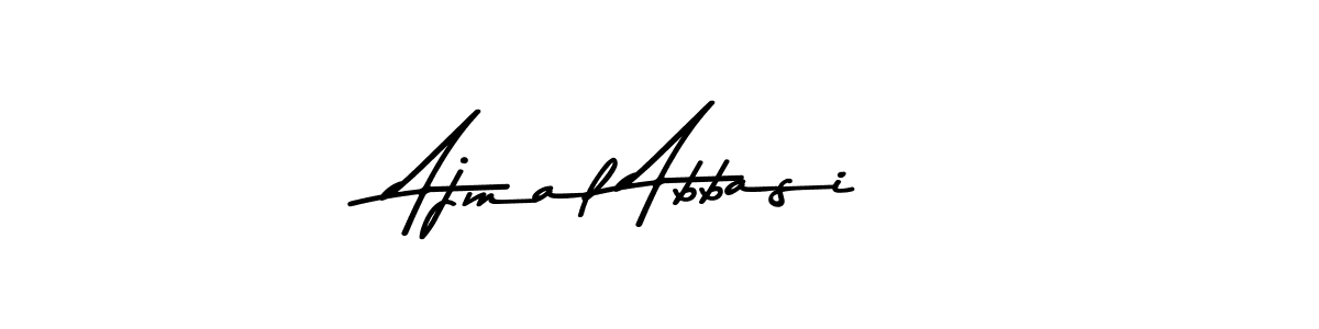 Use a signature maker to create a handwritten signature online. With this signature software, you can design (Asem Kandis PERSONAL USE) your own signature for name Ajmal Abbasi. Ajmal Abbasi signature style 9 images and pictures png