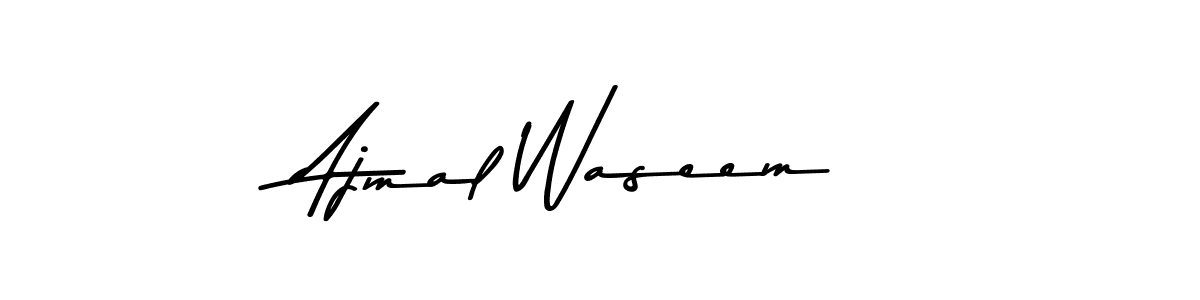 Design your own signature with our free online signature maker. With this signature software, you can create a handwritten (Asem Kandis PERSONAL USE) signature for name Ajmal Waseem. Ajmal Waseem signature style 9 images and pictures png