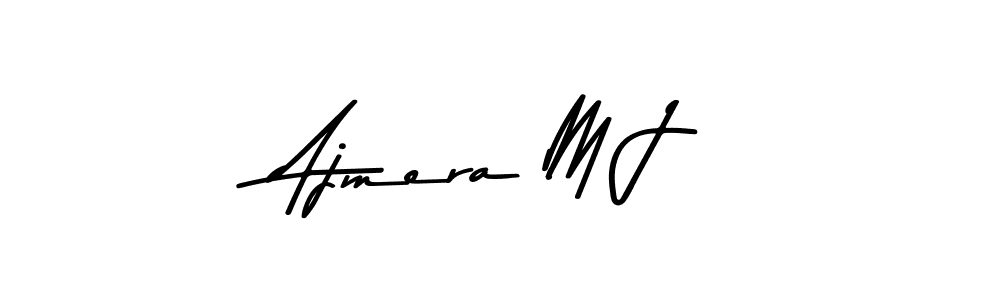 Also we have Ajmera M J name is the best signature style. Create professional handwritten signature collection using Asem Kandis PERSONAL USE autograph style. Ajmera M J signature style 9 images and pictures png