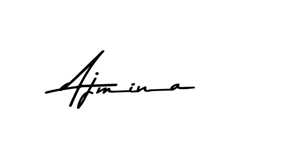 Similarly Asem Kandis PERSONAL USE is the best handwritten signature design. Signature creator online .You can use it as an online autograph creator for name Ajmina. Ajmina signature style 9 images and pictures png
