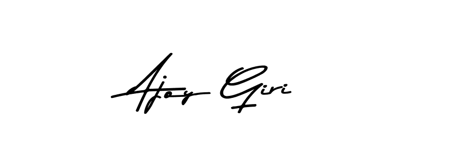 Create a beautiful signature design for name Ajoy Giri. With this signature (Asem Kandis PERSONAL USE) fonts, you can make a handwritten signature for free. Ajoy Giri signature style 9 images and pictures png