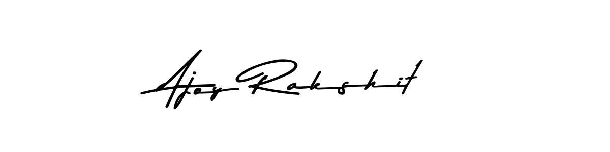 Use a signature maker to create a handwritten signature online. With this signature software, you can design (Asem Kandis PERSONAL USE) your own signature for name Ajoy Rakshit. Ajoy Rakshit signature style 9 images and pictures png