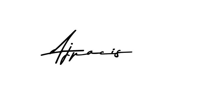 The best way (Asem Kandis PERSONAL USE) to make a short signature is to pick only two or three words in your name. The name Ajpacis include a total of six letters. For converting this name. Ajpacis signature style 9 images and pictures png