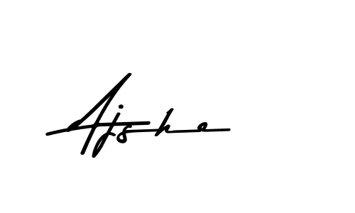 Here are the top 10 professional signature styles for the name Ajshe. These are the best autograph styles you can use for your name. Ajshe signature style 9 images and pictures png