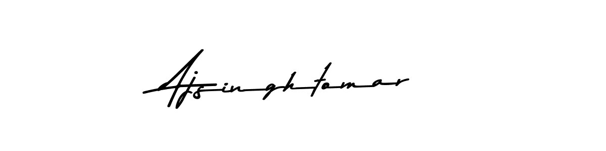 Make a beautiful signature design for name Ajsinghtomar. With this signature (Asem Kandis PERSONAL USE) style, you can create a handwritten signature for free. Ajsinghtomar signature style 9 images and pictures png