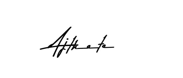 Create a beautiful signature design for name Ajthete. With this signature (Asem Kandis PERSONAL USE) fonts, you can make a handwritten signature for free. Ajthete signature style 9 images and pictures png