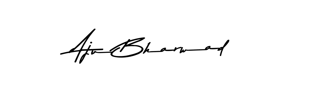 Similarly Asem Kandis PERSONAL USE is the best handwritten signature design. Signature creator online .You can use it as an online autograph creator for name Aju Bharwad. Aju Bharwad signature style 9 images and pictures png