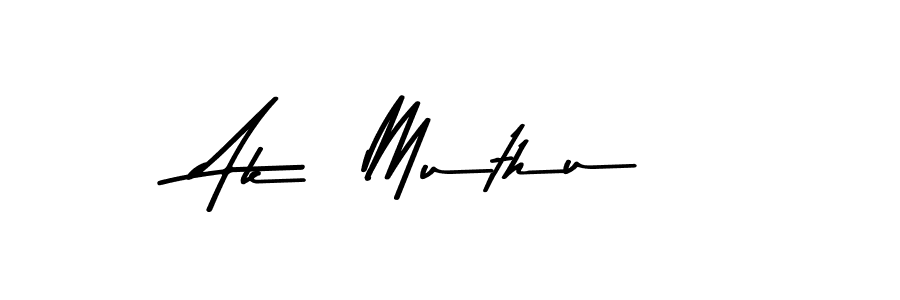 Similarly Asem Kandis PERSONAL USE is the best handwritten signature design. Signature creator online .You can use it as an online autograph creator for name Ak  Muthu. Ak  Muthu signature style 9 images and pictures png