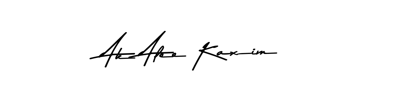 You should practise on your own different ways (Asem Kandis PERSONAL USE) to write your name (Ak Alee Kaxim) in signature. don't let someone else do it for you. Ak Alee Kaxim signature style 9 images and pictures png