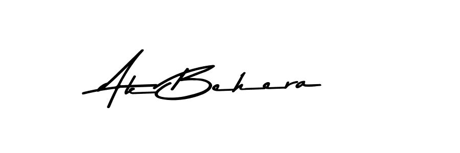 Make a beautiful signature design for name Ak Behera. With this signature (Asem Kandis PERSONAL USE) style, you can create a handwritten signature for free. Ak Behera signature style 9 images and pictures png