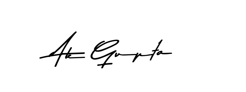 The best way (Asem Kandis PERSONAL USE) to make a short signature is to pick only two or three words in your name. The name Ak Gupta include a total of six letters. For converting this name. Ak Gupta signature style 9 images and pictures png