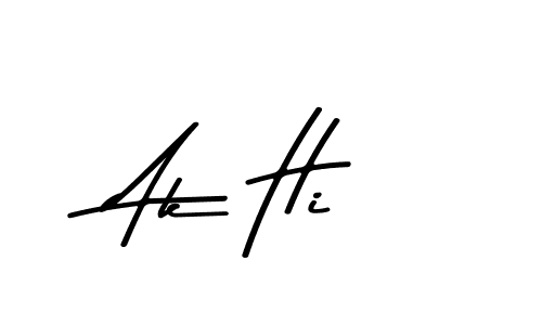 Best and Professional Signature Style for Ak Hi. Asem Kandis PERSONAL USE Best Signature Style Collection. Ak Hi signature style 9 images and pictures png