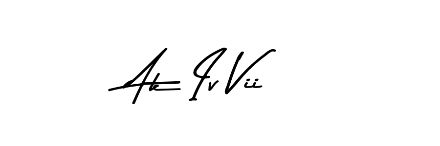 Ak Iv Vii stylish signature style. Best Handwritten Sign (Asem Kandis PERSONAL USE) for my name. Handwritten Signature Collection Ideas for my name Ak Iv Vii. Ak Iv Vii signature style 9 images and pictures png