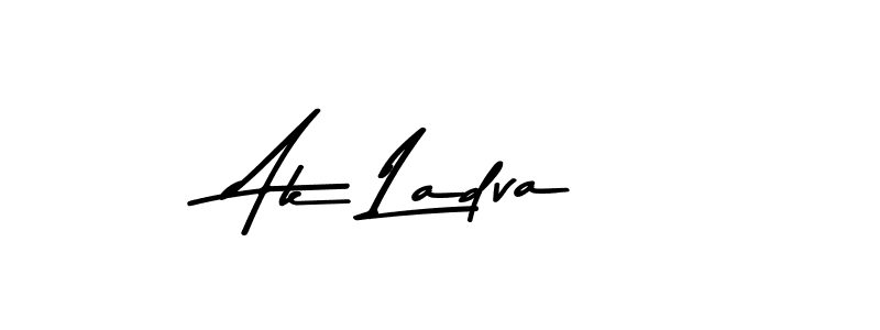 if you are searching for the best signature style for your name Ak Ladva. so please give up your signature search. here we have designed multiple signature styles  using Asem Kandis PERSONAL USE. Ak Ladva signature style 9 images and pictures png