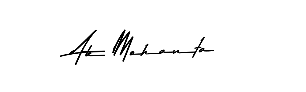 This is the best signature style for the Ak Mohanta name. Also you like these signature font (Asem Kandis PERSONAL USE). Mix name signature. Ak Mohanta signature style 9 images and pictures png