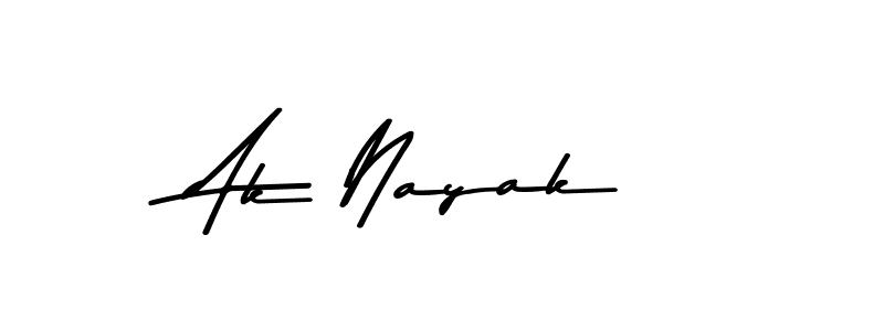 Ak Nayak stylish signature style. Best Handwritten Sign (Asem Kandis PERSONAL USE) for my name. Handwritten Signature Collection Ideas for my name Ak Nayak. Ak Nayak signature style 9 images and pictures png