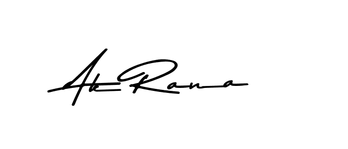 Use a signature maker to create a handwritten signature online. With this signature software, you can design (Asem Kandis PERSONAL USE) your own signature for name Ak Rana. Ak Rana signature style 9 images and pictures png