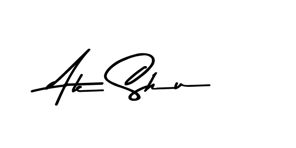 How to make Ak Shu signature? Asem Kandis PERSONAL USE is a professional autograph style. Create handwritten signature for Ak Shu name. Ak Shu signature style 9 images and pictures png