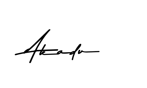 You should practise on your own different ways (Asem Kandis PERSONAL USE) to write your name (Akadu) in signature. don't let someone else do it for you. Akadu signature style 9 images and pictures png