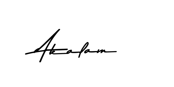 Also we have Akalam name is the best signature style. Create professional handwritten signature collection using Asem Kandis PERSONAL USE autograph style. Akalam signature style 9 images and pictures png