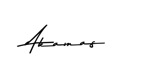Use a signature maker to create a handwritten signature online. With this signature software, you can design (Asem Kandis PERSONAL USE) your own signature for name Akamas. Akamas signature style 9 images and pictures png
