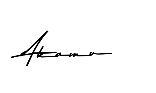 How to make Akamu name signature. Use Asem Kandis PERSONAL USE style for creating short signs online. This is the latest handwritten sign. Akamu signature style 9 images and pictures png