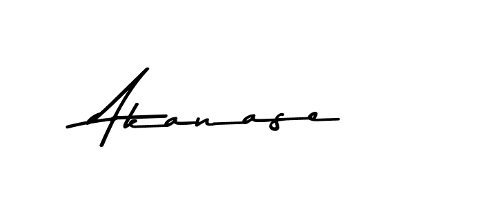 How to make Akanase name signature. Use Asem Kandis PERSONAL USE style for creating short signs online. This is the latest handwritten sign. Akanase signature style 9 images and pictures png