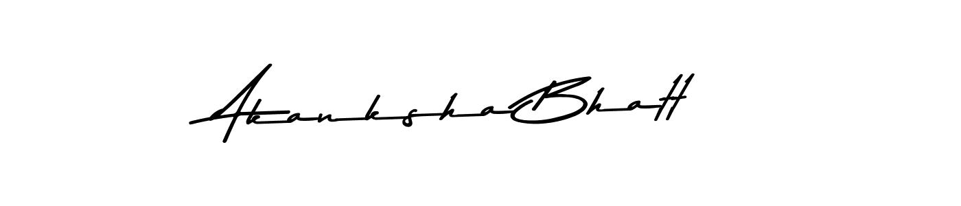 The best way (Asem Kandis PERSONAL USE) to make a short signature is to pick only two or three words in your name. The name Akanksha Bhatt include a total of six letters. For converting this name. Akanksha Bhatt signature style 9 images and pictures png