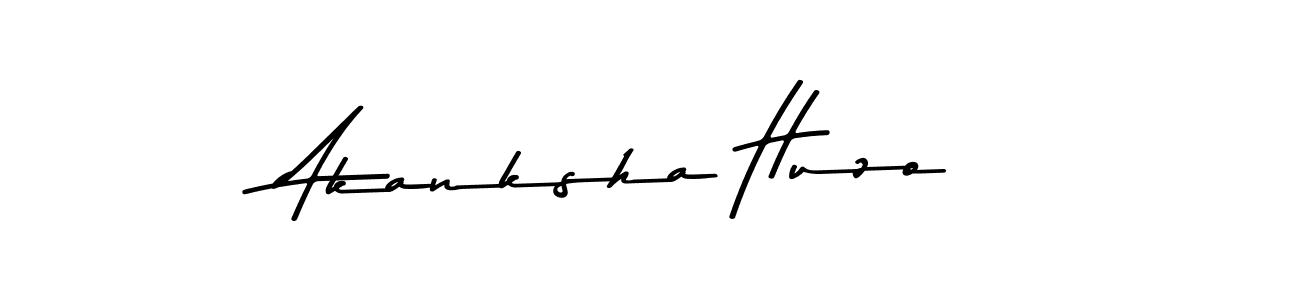 This is the best signature style for the Akanksha Huzo name. Also you like these signature font (Asem Kandis PERSONAL USE). Mix name signature. Akanksha Huzo signature style 9 images and pictures png