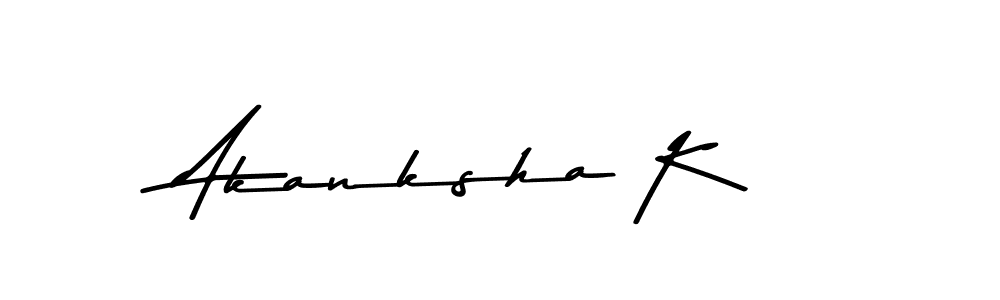 Akanksha K stylish signature style. Best Handwritten Sign (Asem Kandis PERSONAL USE) for my name. Handwritten Signature Collection Ideas for my name Akanksha K. Akanksha K signature style 9 images and pictures png