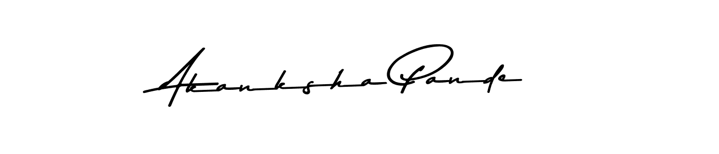 Make a beautiful signature design for name Akanksha Pande. With this signature (Asem Kandis PERSONAL USE) style, you can create a handwritten signature for free. Akanksha Pande signature style 9 images and pictures png